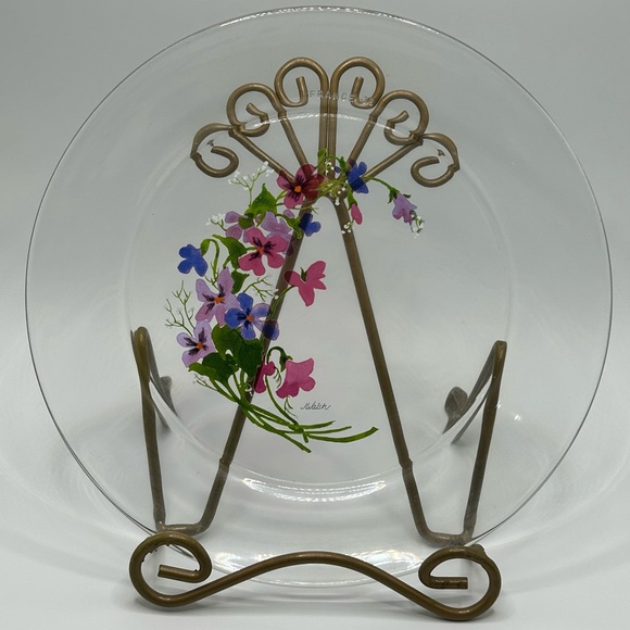 Avon Other - Vintage Avon Arcoroc France “Wild Violets” Salad Plates - Set of 6